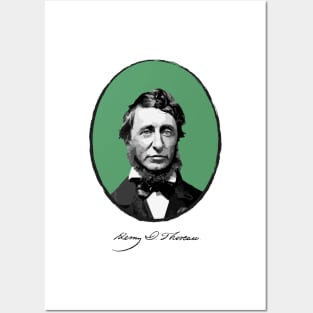 Authors - Henry David Thoreau Posters and Art